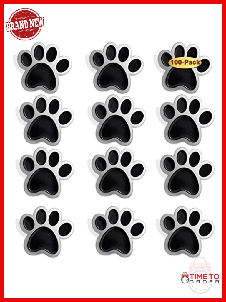 Multipack Paw Award Lapel Pin Brooch For Clothes Bags Hats 1-Inch